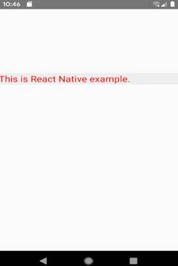 Styling React Native