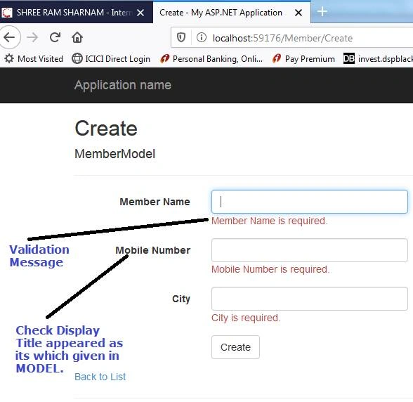 Learn About Validation Message And Validation Summary In ASP.NET MVC