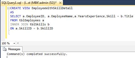 Views In SQL Server