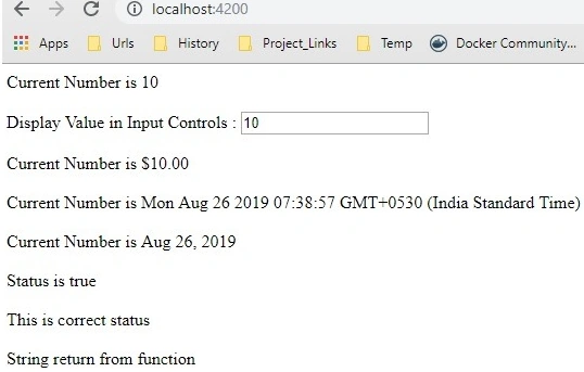 Check the output