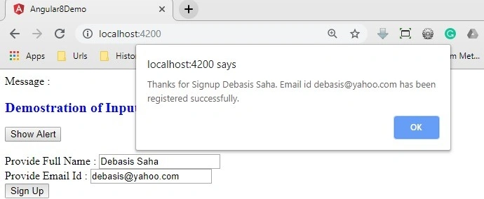 Registered successfully