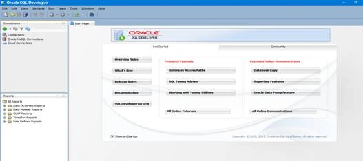 Sql developer Homepage