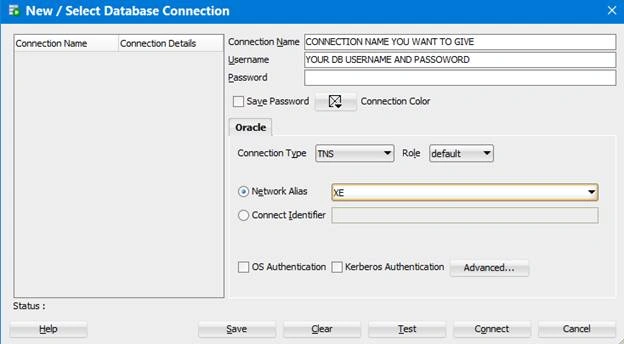 connection Name