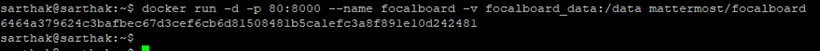Running Focalboard in a Container