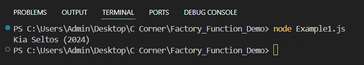 Factory Function