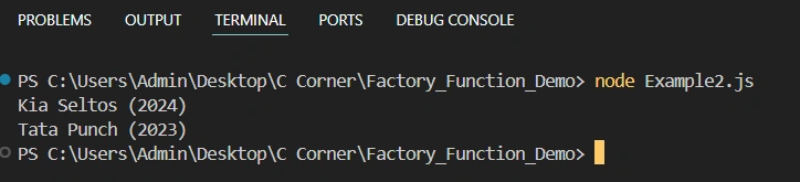 Factory Function