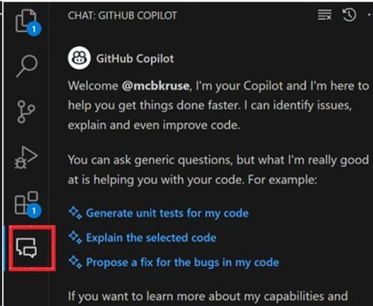 Github Copilot Chat