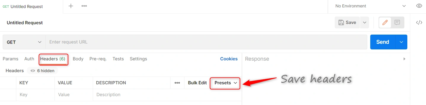 Postman Preset Headers
