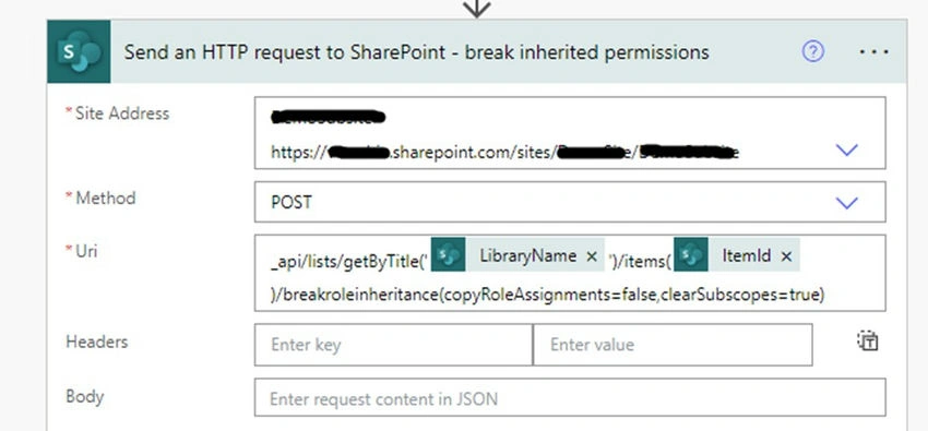 Custom permission