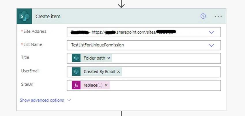SiteUrl field