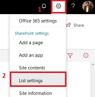 List setting