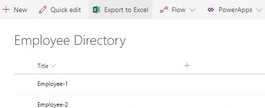 Employee Directory-
