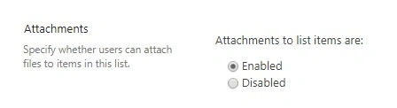 Attachments