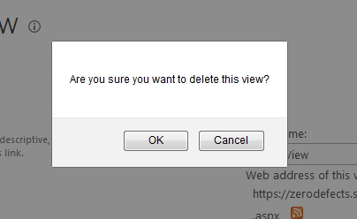 Editing and Deleting a SharePoint List View