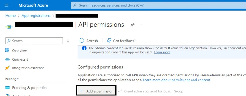 Click on Add Permission