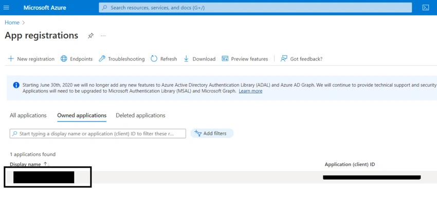 Select APP Registration