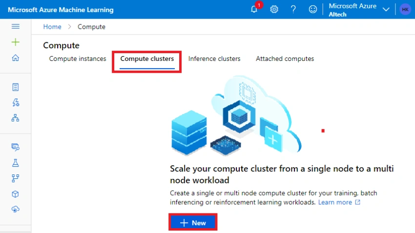 Learn to create the compute resources in the Azure Machine Learning workspace
