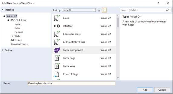 Learn To Draw Simple ASP.NET Core Blazor Bar Chart Using Canvas Extensions