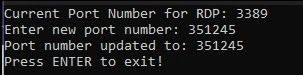 RDP port
