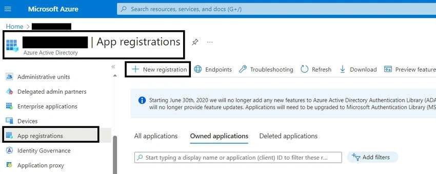 Create App Registration