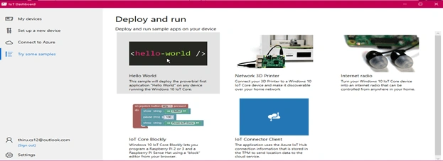 Learn Window 10 IoT Core Into Raspberry PI