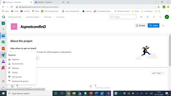 Learning Azure Devops - Build And Release Pipeline