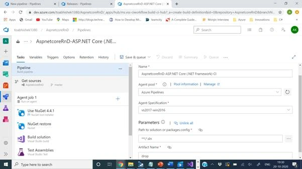 Learning Azure Devops - Build And Release Pipeline