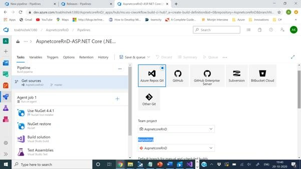 Learning Azure Devops - Build And Release Pipeline