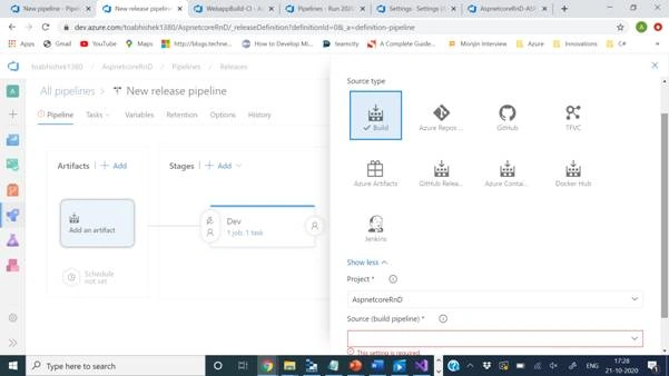Learning Azure Devops - Build And Release Pipeline