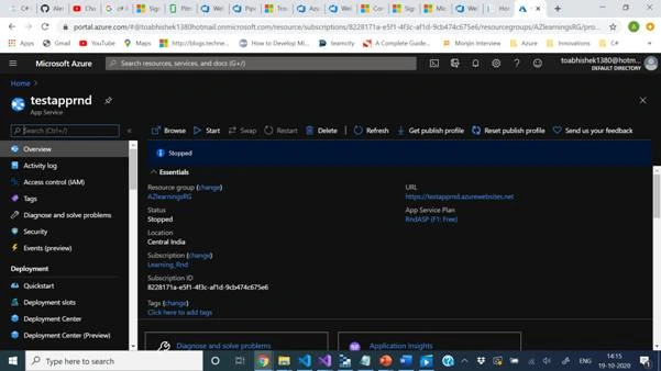 Learning Azure Devops - Build And Release Pipeline