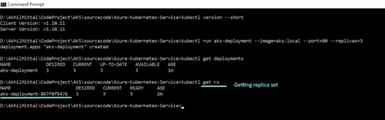 Azure Kubernetes Services - Deploy ASP.NET Core Applications On Local Kubernetes Cluster