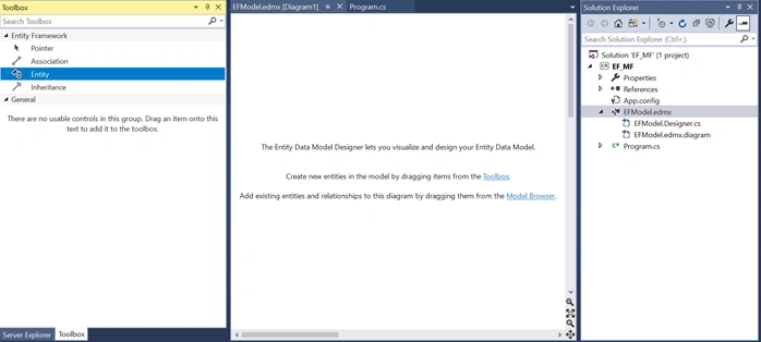Data Access Approaches of Entity Framework in .NET
