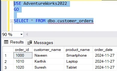 Customer Order