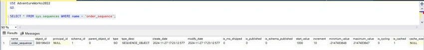 Sys Sequences