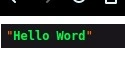 Hello world
