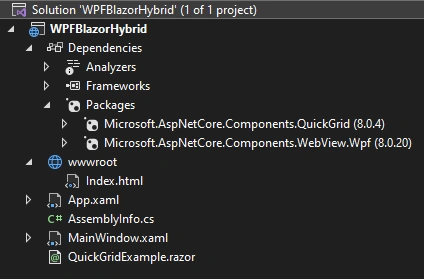 Folder structure