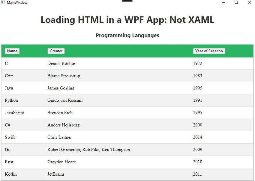 Desktop app