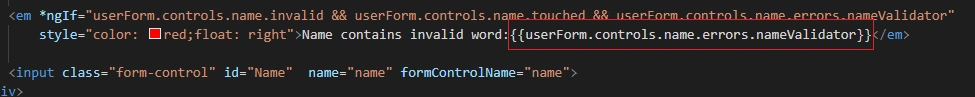 Let's Develop An Angular Application - Custom Validation In Reactive Forms