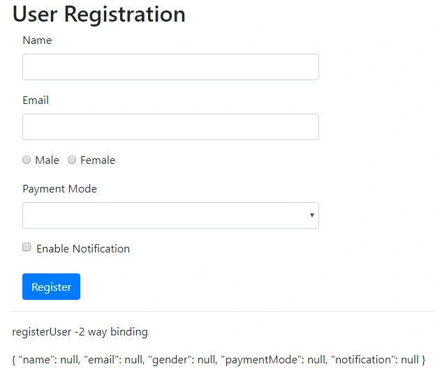 Angular Application - Input Validation In Template Driven Forms