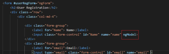 Let's Develop An Angular Application - Angular Template Driven Forms