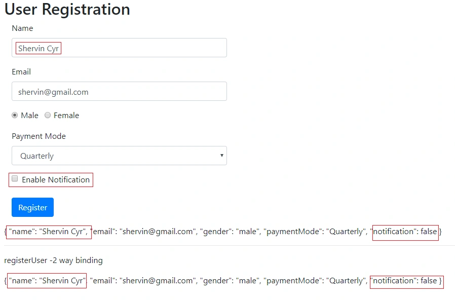 Let's Develop An Angular Application - Angular Template Driven Forms
