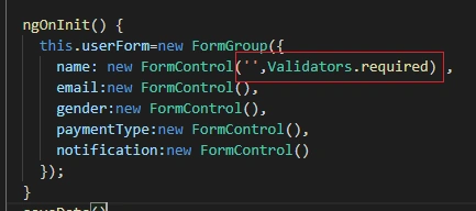 Angular Application - Validation In Reactive Forms