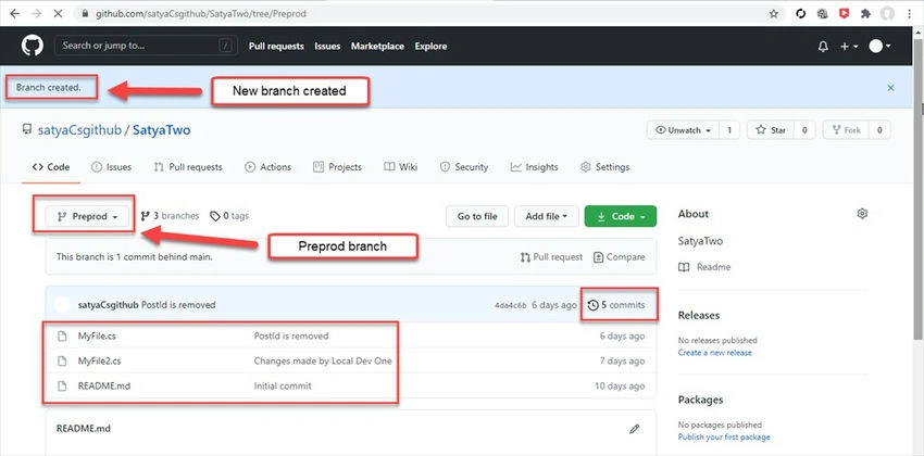  Preprod branch