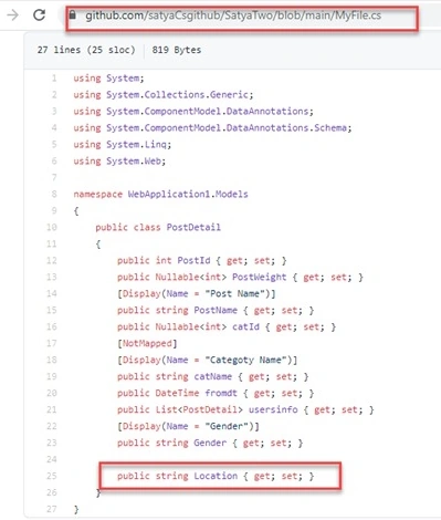 Content in GitHub