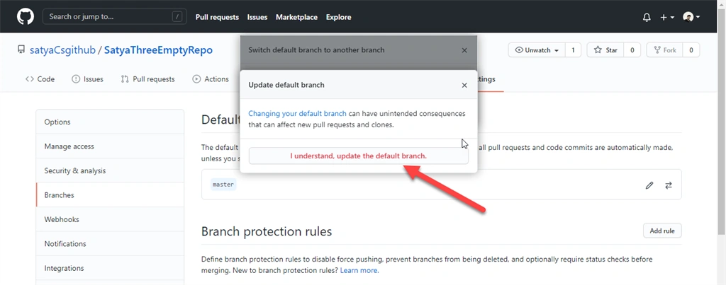Let's Know About Git Default Branch 📥📤 In Details
