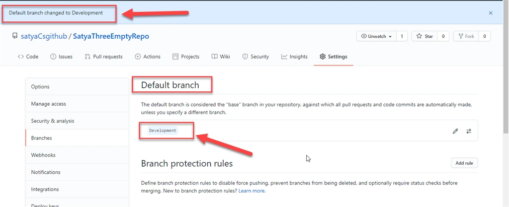 Let's Know About Git Default Branch 📥📤 In Details