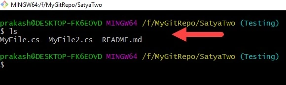 Check the files 