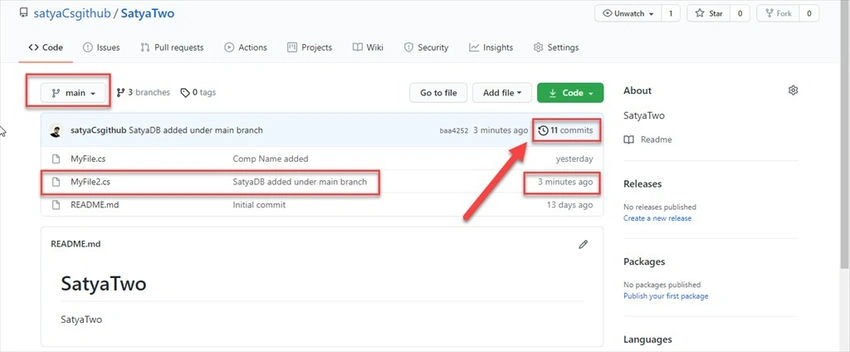 Refresh the GitHub