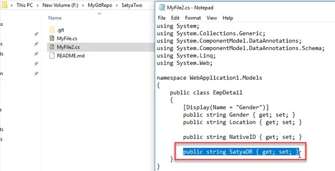 Modify the MyFile