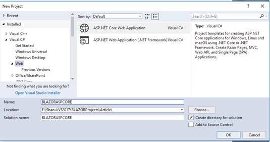 ASP.NET Core Blazor Language